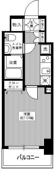 アイル東京向島弐番館 402 間取り図
