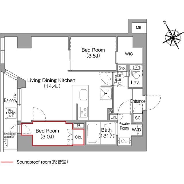 コンフォリア・リヴ平井MUTIO 202