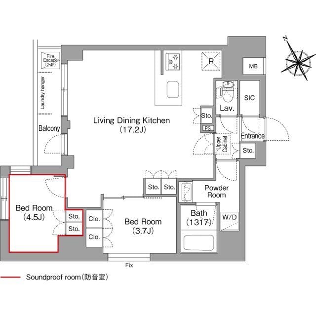 コンフォリア・リヴ平井MUTIO 405