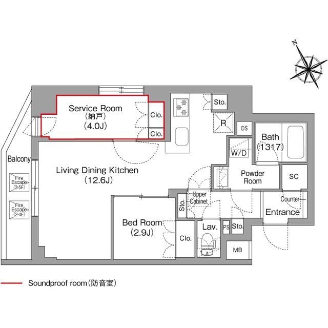 コンフォリア・リヴ平井MUTIO 501