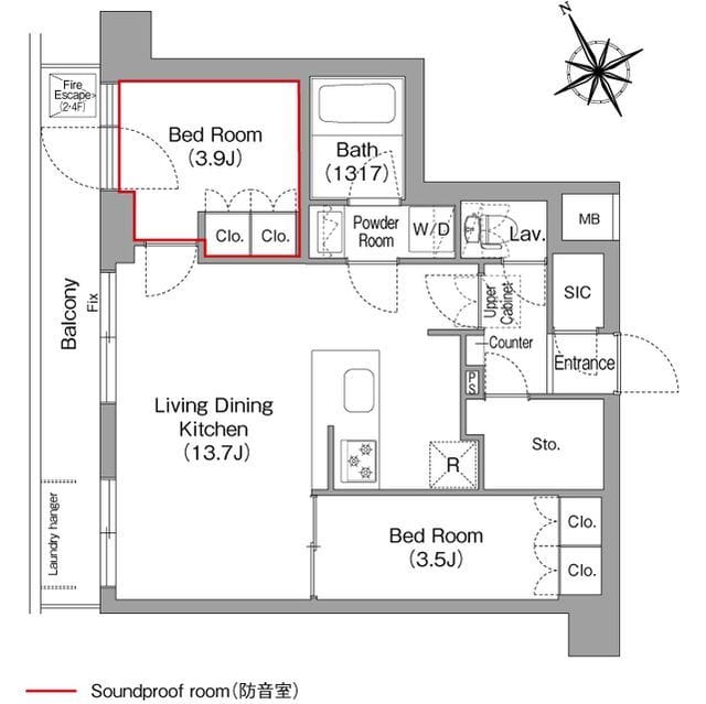 コンフォリア・リヴ平井MUTIO 503