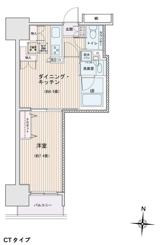 エスティメゾン錦糸町Ⅱ 0304