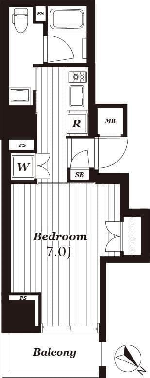 オープンレジデンシア銀座二丁目 6階部分の写真
