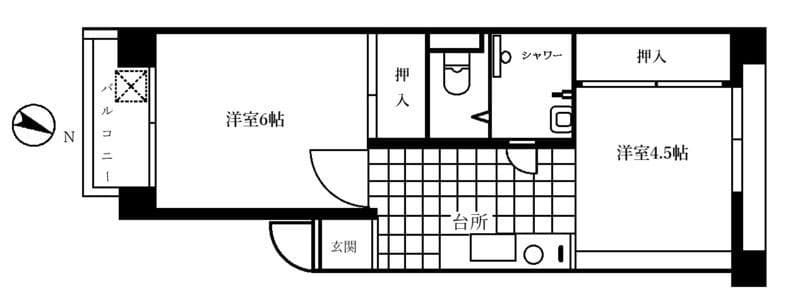 志村MYコーポ 201