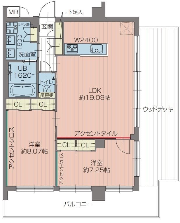 プレジオ北綾瀬ASIAN 0407 間取り図