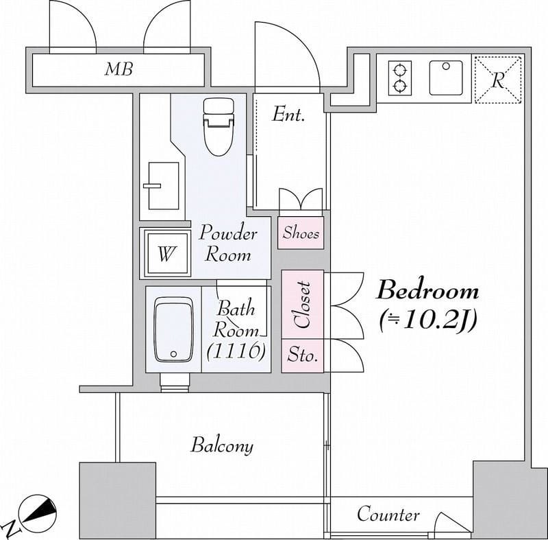 ザ・タワー芝浦 1002