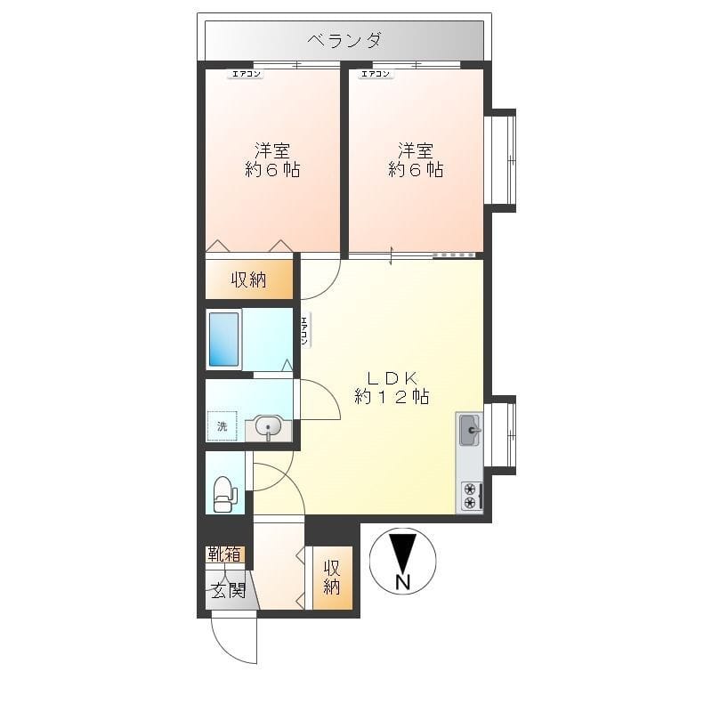 ヴェルテーユ中野 205