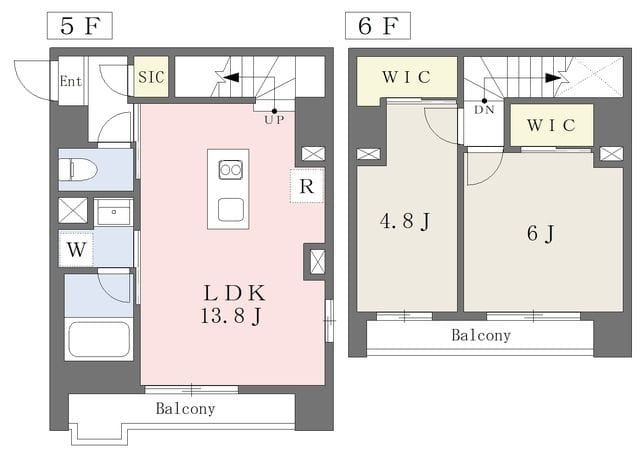 グランジット本郷壱岐坂 501 間取り図