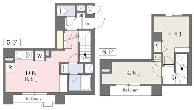 グランジット本郷壱岐坂 503 間取り図