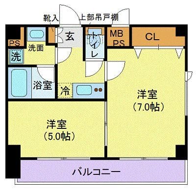 ルーブル小石川弐番館 601 間取り図