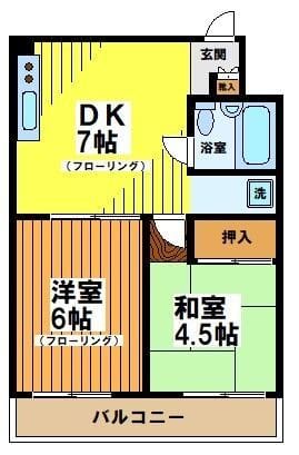 シェモア北沢 304 間取り図