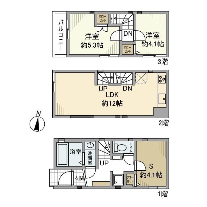 町屋戸建の写真