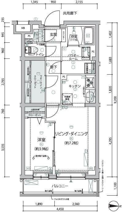 ARCOBALENO NERIMA 210 間取り図
