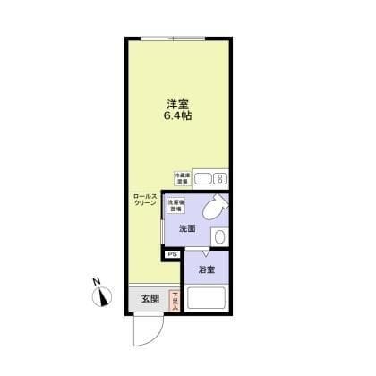 アリビオ中野 101 間取り図