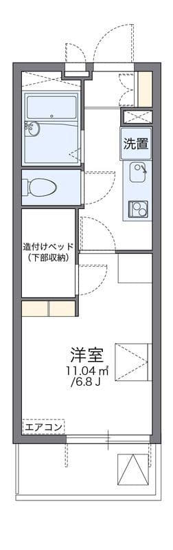 レオパレス徳丸ヒルズ 301 間取り図
