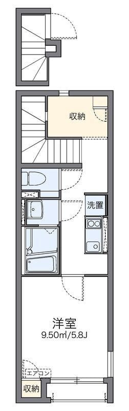 レオネクストメロウ 202 間取り図