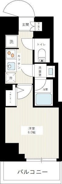 アイル横浜ノースツインズⅠ 1103 間取り図