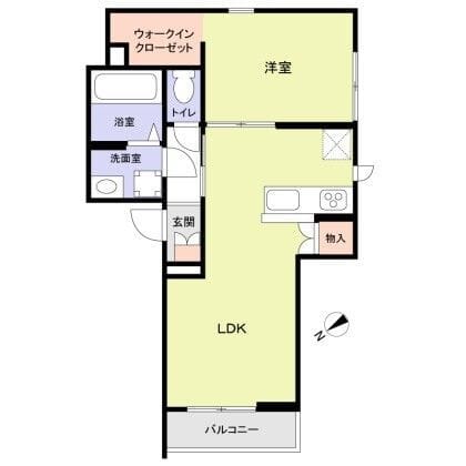 Chaleureux表参道 101 間取り図