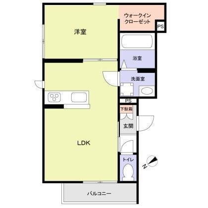 Chaleureux表参道 102 間取り図