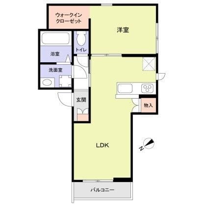 Chaleureux表参道 301 間取り図