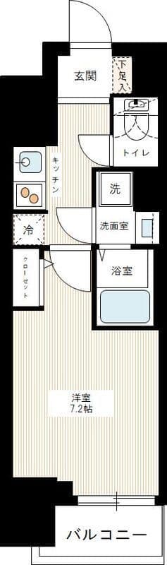 HY’s三ノ輪 1007 間取り図