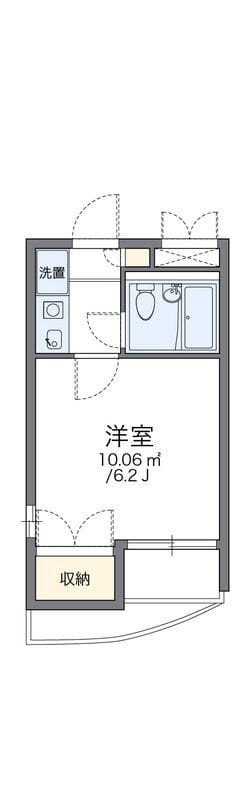 レオパレスRX早稲田第2 204 間取り図