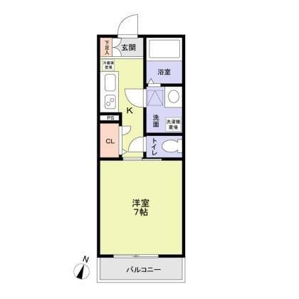 SUNNY COURT 103 間取り図