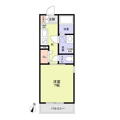 SUNNY COURT 105 間取り図