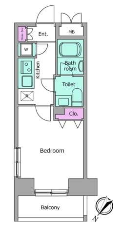 レジディア日本橋人形町Ⅱ 1308