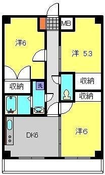 エスポワール保土ヶ谷 202 間取り図