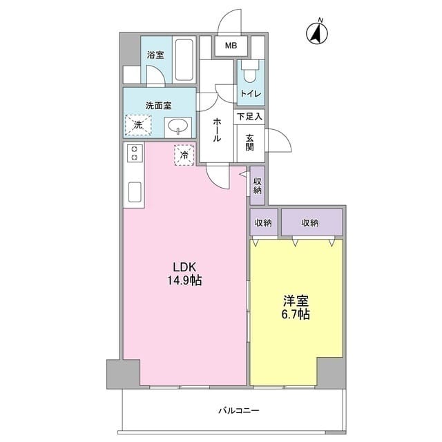 ソリッド大橋 0203 間取り図