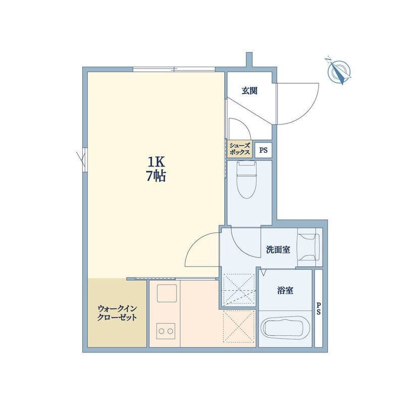 J-ARC武蔵小山Ⅱ 101 間取り図