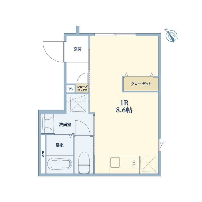 J-ARC武蔵小山Ⅱ 202 間取り図