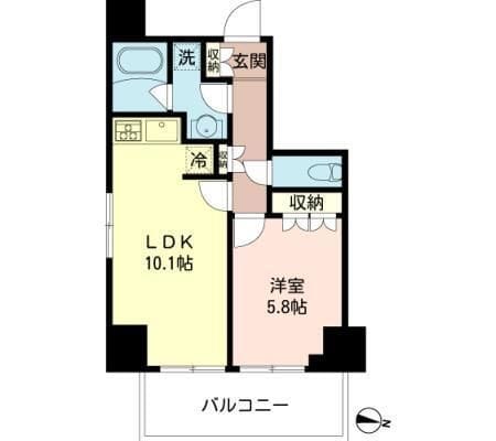 MFPRコート木場公園 1122 間取り図