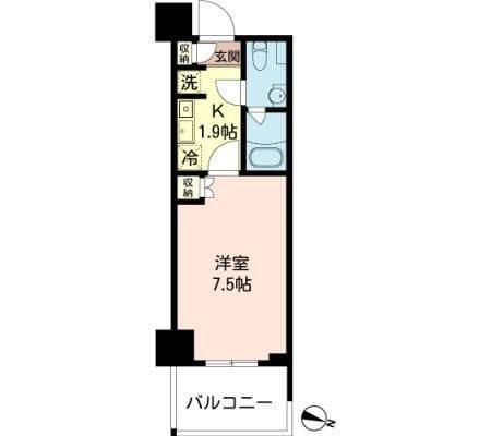 MFPRコート木場公園 315 間取り図