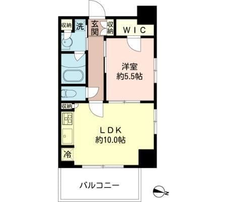 MFPRコート木場公園 412 間取り図