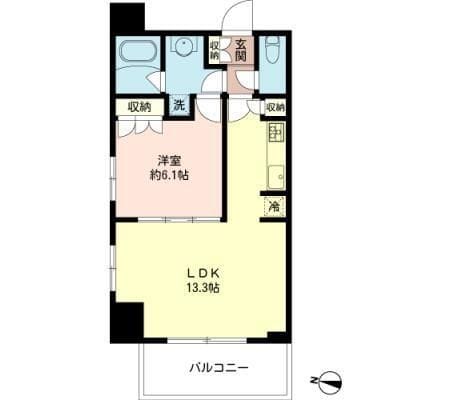 MFPRコート木場公園 811 間取り図