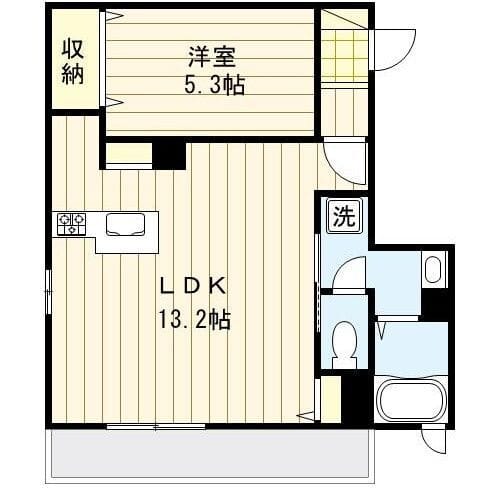 D-room東尾久 101 間取り図