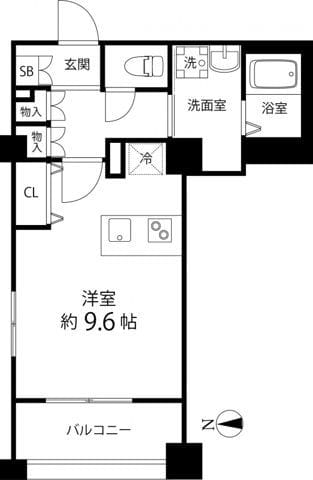 T's garden高円寺 409 間取り図
