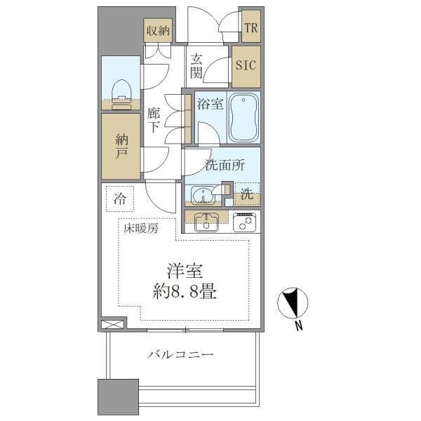 白金ザ・スカイ東棟 E725