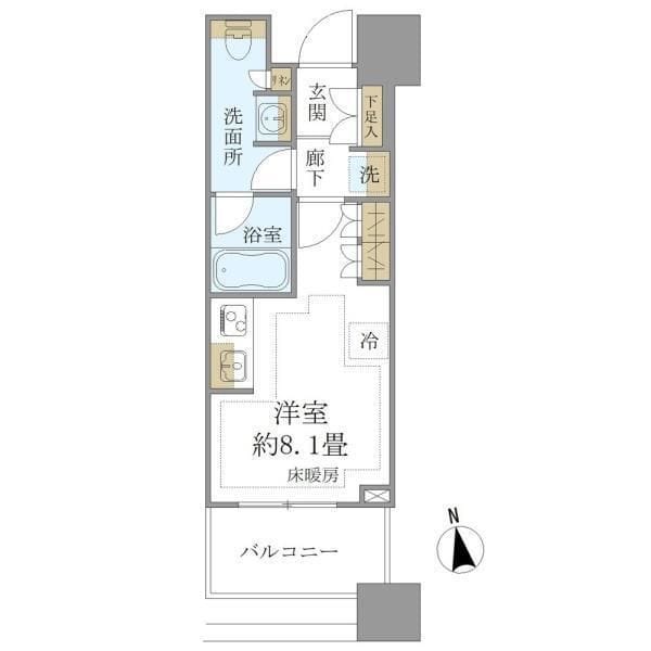 白金ザ・スカイ東棟 E1409