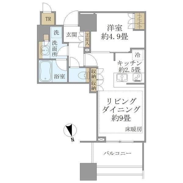 白金ザ・スカイ東棟 E1720