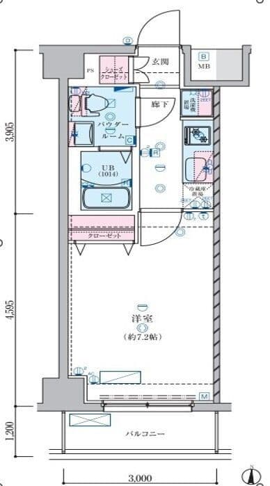 ジェノヴィア蒲田Ⅲスカイガーデン 203