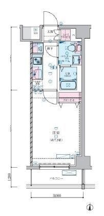 ジェノヴィア蒲田Ⅲスカイガーデン 208