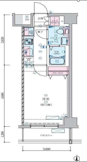 ジェノヴィア蒲田Ⅲスカイガーデン 304