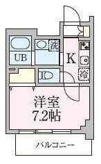 ブランシュワ 405 間取り図