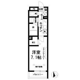 Liaison Home 戸山公園 105 間取り図