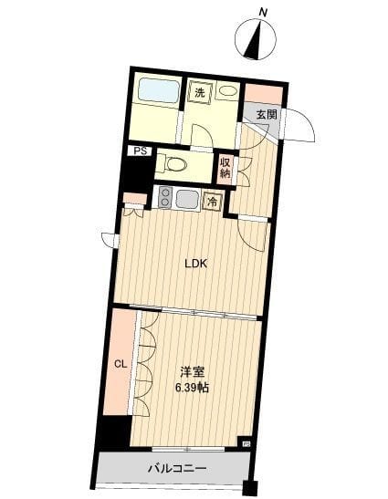 レノス新子安 0714 間取り図