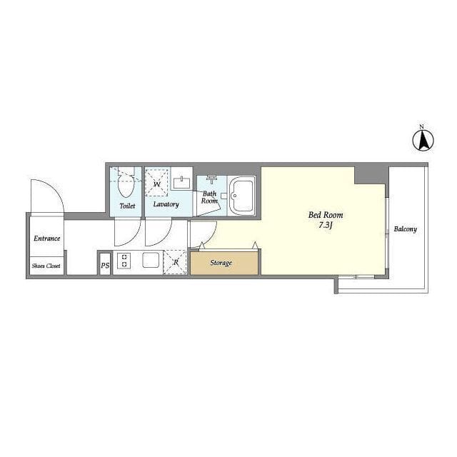 La Douceur田端 0704 間取り図
