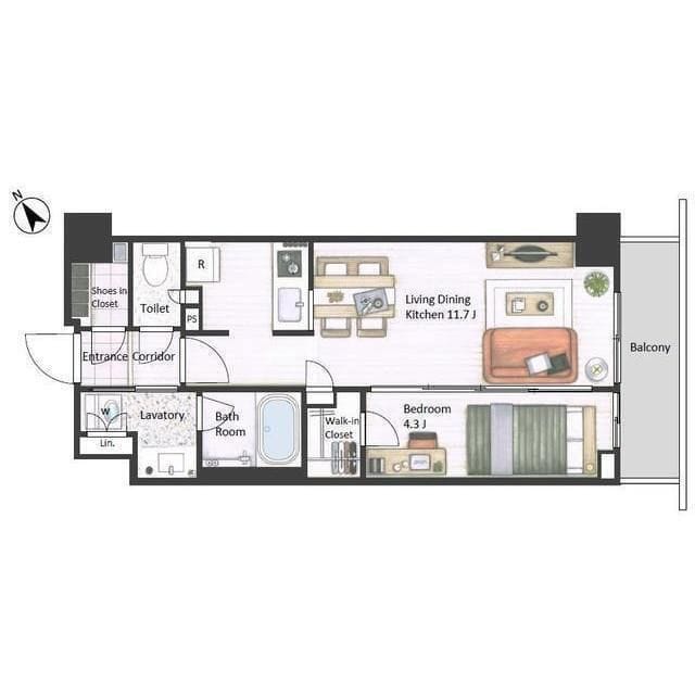 市谷台町坂フロント 0304